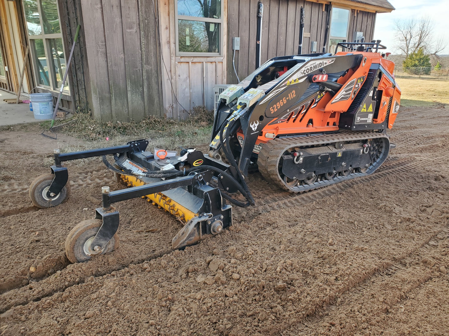 Cormidi C1200 Spec 2 Mini Skid Steer w/ 25 HP Kubota Dingo Style