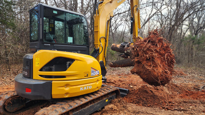'23 Kato HD60V5 Enclosed Cab Excavator - 190 hrs