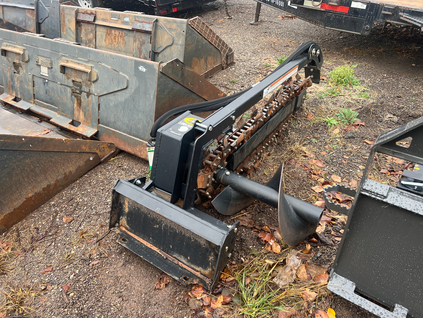 Quick Attach Trench-It™ Mini Trencher for Skid Steer