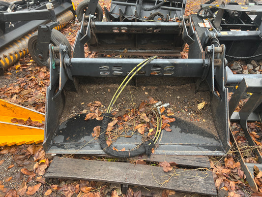 Quick Attach 4-N-1 Mini Skid Steer Combination Bucket