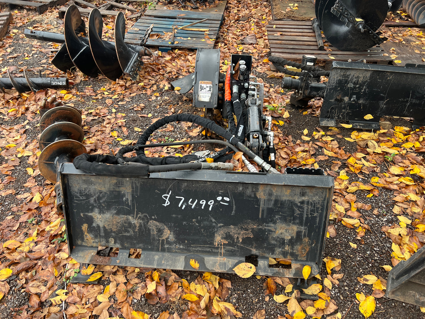 Quick Attach Stump-Away Stump Grinder