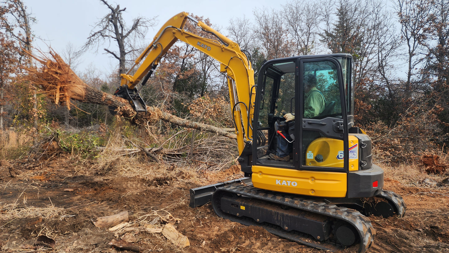'23 Kato HD60V5 Enclosed Cab Excavator - 190 hrs