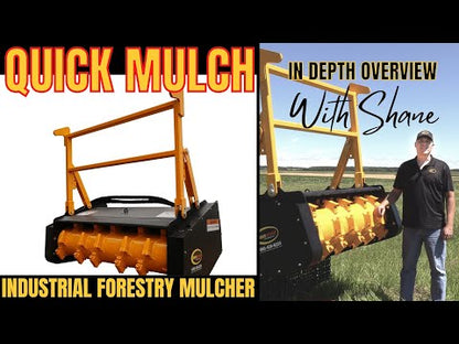 Quick Attach Forestry Drum Mulcher 60"