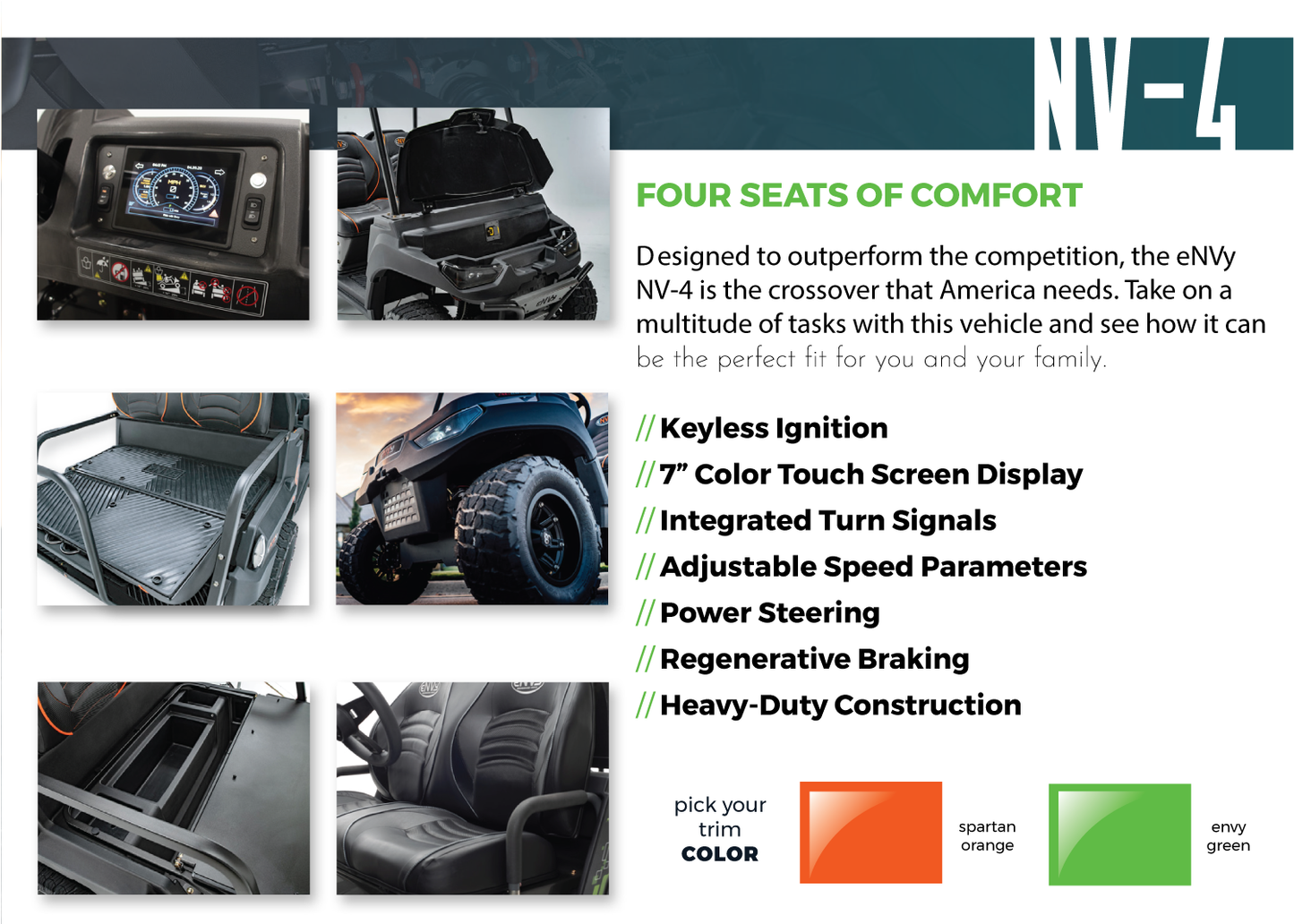eNVy Neighborhood Vehicle | DEMO UNITS